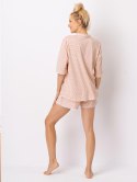 Piżama LNS 753 Kolor(ecru-wzór) Rozmiar(XL)