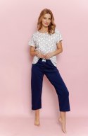 Piżama 3418 DEMI SS/25 Kolor(biały k01) Rozmiar(XL)