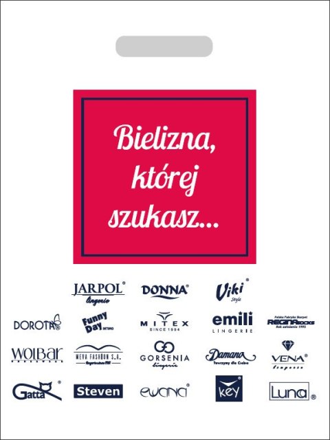Reklamówka 1OP Kolor(biało-różowy) Rozmiar(UNI) Reklamówka 1OP Kolor(biało-różowy) Rozmiar(UNI)