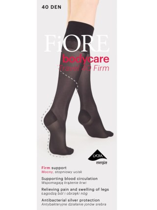 Podkolanówki BODY CARE TRAVEL FIRM 40 Kolor(black) Rozmiar(UNI)