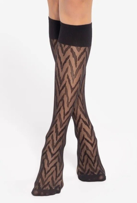 Podkolanówki TRENDY LINE 14 Kolor(black) Rozmiar(UNI) Podkolanówki TRENDY LINE 14 Kolor(black) Rozmiar(UNI)