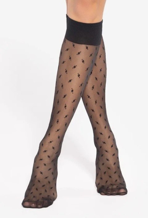 Podkolanówki TRENDY LINE 18 Kolor(black) Rozmiar(UNI) Podkolanówki TRENDY LINE 18 Kolor(black) Rozmiar(UNI)