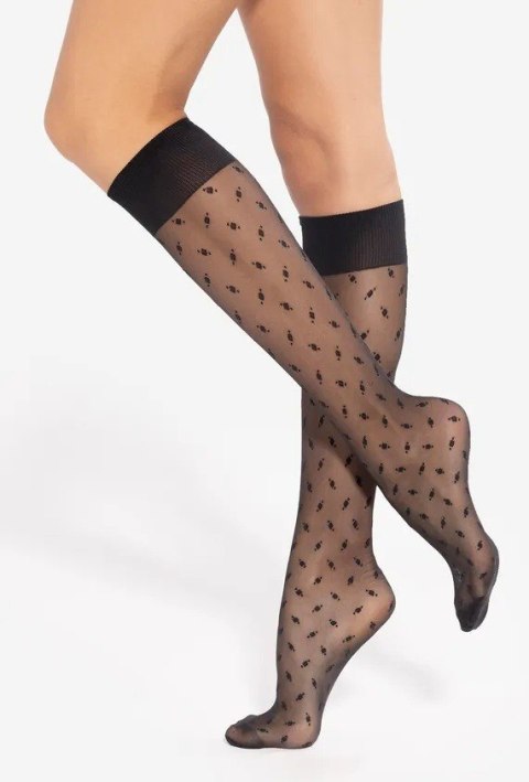 Podkolanówki TRENDY LINE 18 Kolor(black) Rozmiar(UNI) Podkolanówki TRENDY LINE 18 Kolor(black) Rozmiar(UNI)