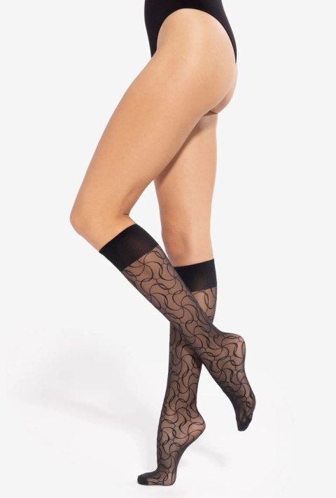 Podkolanówki TRENDY LINE 19 Kolor(black) Rozmiar(UNI) Podkolanówki TRENDY LINE 19 Kolor(black) Rozmiar(UNI)