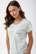 Piżama 323 Kolor(beżowe paski) Rozmiar(XL)