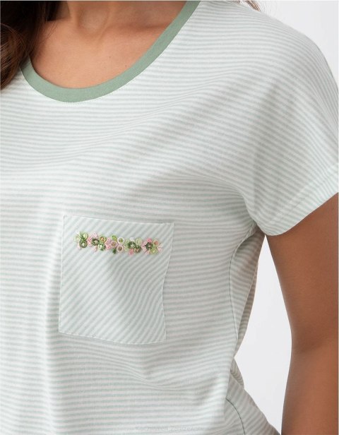 Piżama 323 Kolor(zielone paski) Rozmiar(XL) Piżama 323 Kolor(zielone paski) Rozmiar(XL)