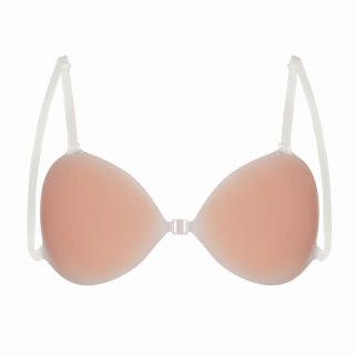 BIUSTONOSZ SAMONOŚNY Z RAMIĄCZKAMI BS-04 B cielisty