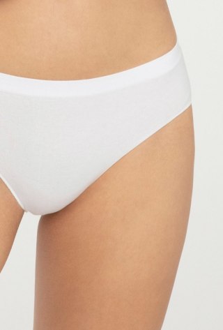 SEAMLESS COTTON BIKINI XL white