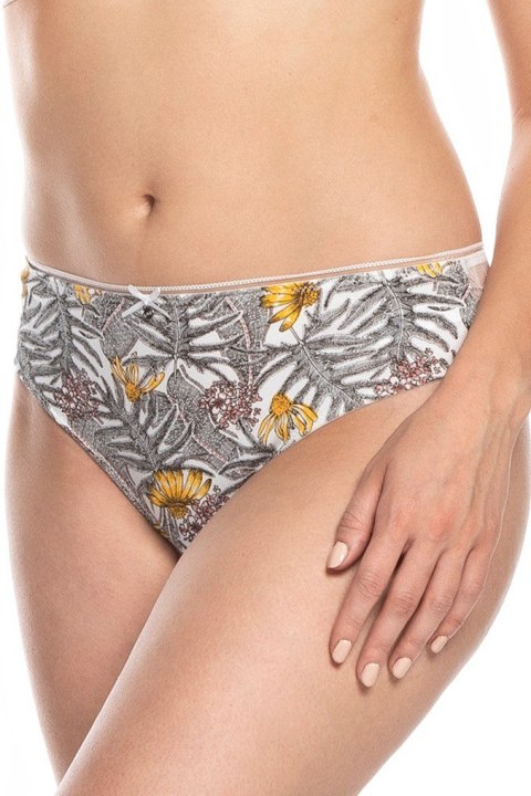 FIGI BIKINI L-1508BI XL biały/kwiatki FIGI BIKINI L-1508BI XL biały/kwiatki
