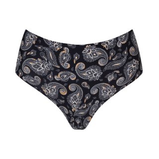 FIGI PAISLEY STRINGI MAXI S czarny