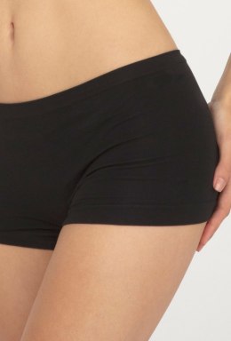 SEAMLESS COTTON SHORT XL black