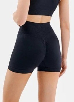 SZORTY SEAMLESS SHAPE RIB S/M black