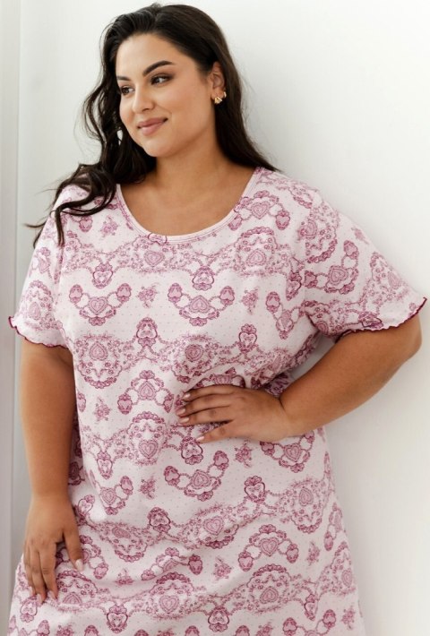 KOSZULA TARA 3374 KR R.2XL-4XL XXL różowy KOSZULA TARA 3374 KR R.2XL-4XL XXL różowy
