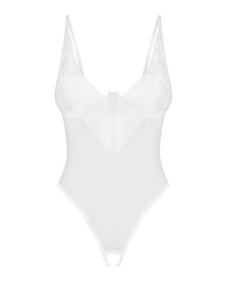 BODY ALISSIUM OTWARTE M/L white