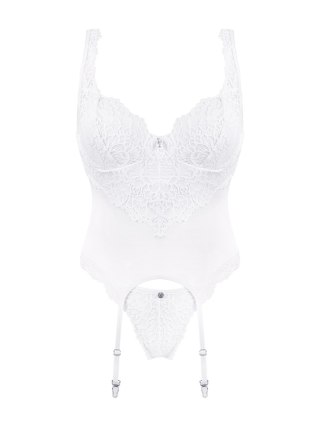 GORSET I STRINGI AMOR BLANCO S/M white
