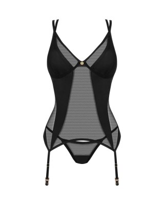 GORSET I STRINGI NESARI XL/XXL black