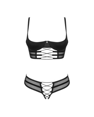 KOMPLET 2-CZ. OTWARTY ROXELIA XS/S black