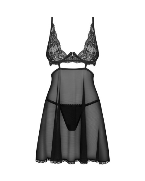 KOMPLET BABYDOLL NUTRIS M/L black KOMPLET BABYDOLL NUTRIS M/L black