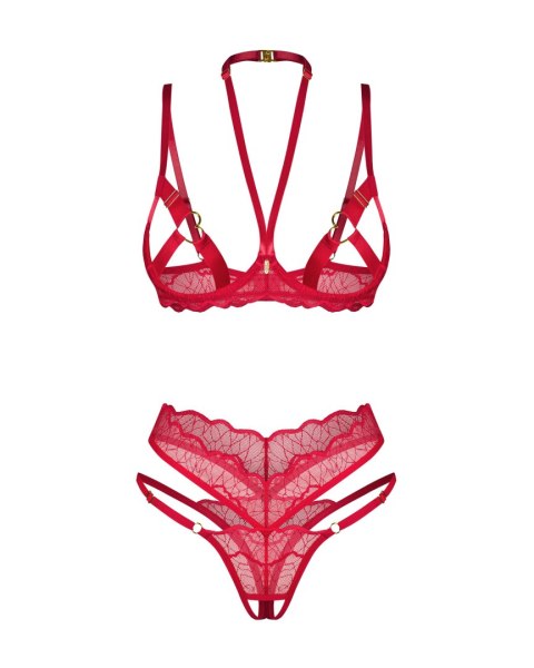 KOMPLET CUPIDE DESIR 2-CZĘŚCIOWY 2XL/3XL czerwony KOMPLET CUPIDE DESIR 2-CZĘŚCIOWY 2XL/3XL czerwony