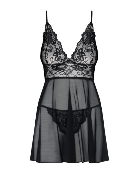 KOMPLET IDILLIA BABYDOLL S/M czarny KOMPLET IDILLIA BABYDOLL S/M czarny