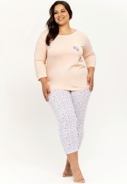 PIŻAMA ARIELLA 3256 7/8 R R.2XL-3XL XXL morelowy