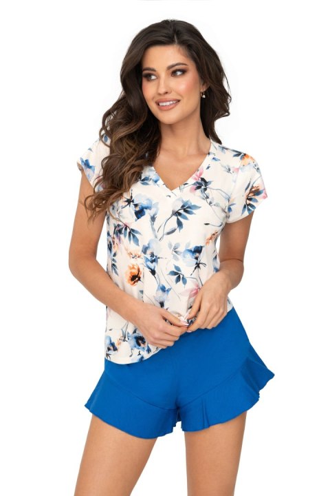 PIŻAMA DAMSKA ASTRID 1/2 XL cobalt