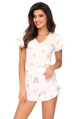 PIŻAMA DAMSKA SWEET 1/2 XXL ecru