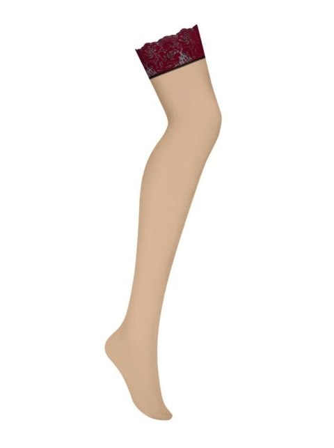 POŃCZOCHY SUGESTINA S/M black/red POŃCZOCHY SUGESTINA S/M black/red