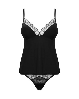 TOP I FIGI BELLA ROU M/L black