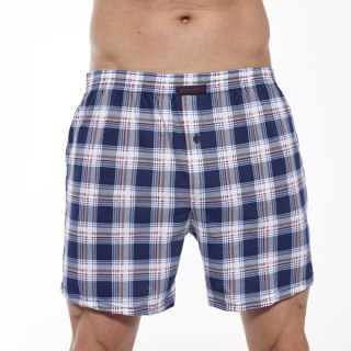 BOKSERKI COMFORT 002/277 XXL ecru/granatowy