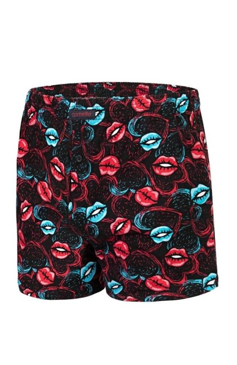 BOKSERKI WALENTYNKOWE 048/06 HOT LIPS 2 M czarny