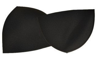 WKŁADKI PIANKOWE BIKINI PUSH-UP WS-18 C/D czarny