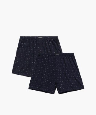 BOKSERKI MĘSKIE 2MBX-056 LUŹNE XXL granatowy/granatowy