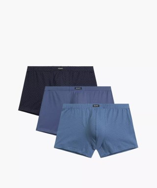 BOKSERKI MĘSKIE 3MH-212 L granatowy/niebieski/denim