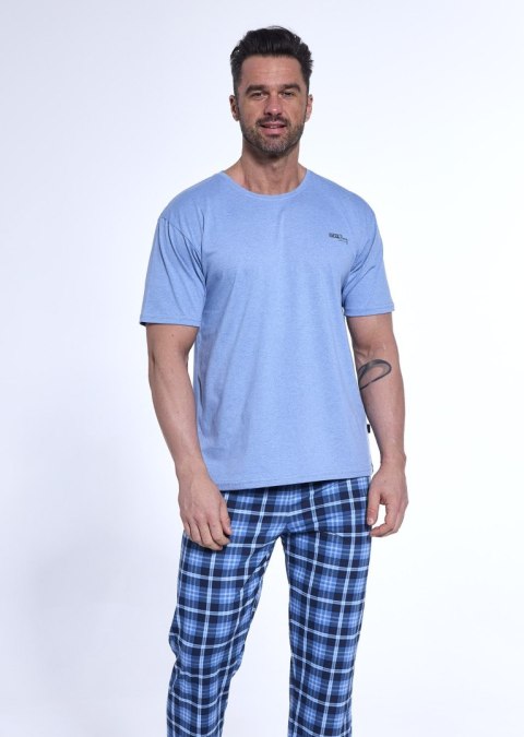 PIŻAMA MĘSKA 134/179 STRONG KR XL granatowy PIŻAMA MĘSKA 134/179 STRONG KR XL granatowy