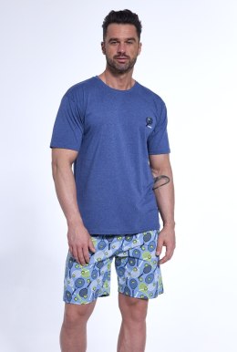 PIŻAMA MĘSKA 326/173 TENNIS KR L jeans