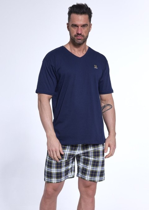 PIŻAMA MĘSKA 326/181 NATURE KR R.3XL-5XL 4XL granat PIŻAMA MĘSKA 326/181 NATURE KR R.3XL-5XL 4XL granat