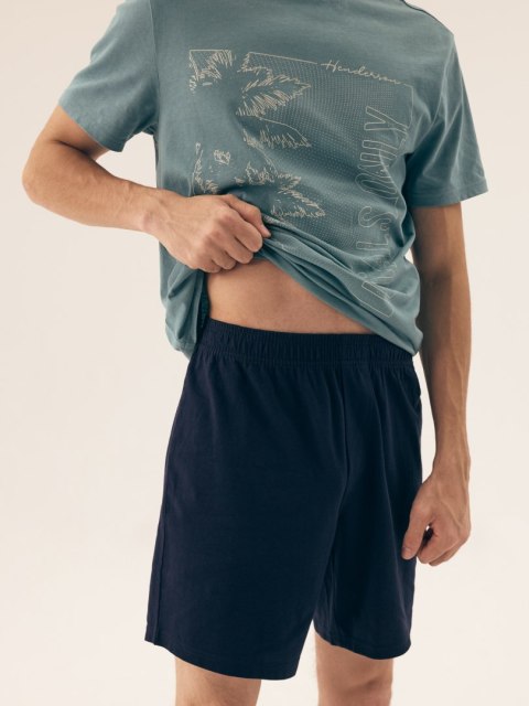 PIŻAMA MĘSKA SURF 42598 KR M zielony