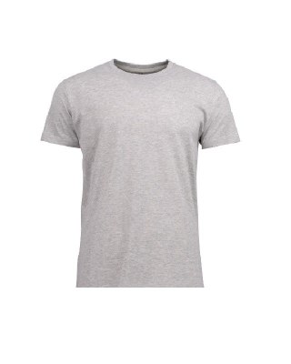 T-SHIRT MĘSKI TT002 L szary/melange
