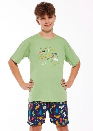 PIŻAMA BOY KIDS 789/113 AUSTRALIA KR 98-104 zielony