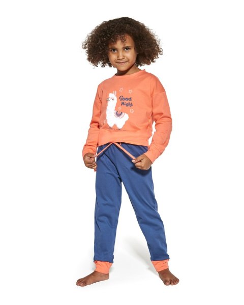 PIŻAMA GIRL KIDS 469/144 GOOD NIGHT DR 110-116 koralowy PIŻAMA GIRL KIDS 469/144 GOOD NIGHT DR 110-116 koralowy