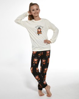 PIŻAMA GIRL YOUNG 592/160 WINTER BEAR DR 134-140 ecrui