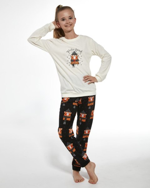 PIŻAMA GIRL YOUNG 592/160 WINTER BEAR DR 134-140 ecrui PIŻAMA GIRL YOUNG 592/160 WINTER BEAR DR 134-140 ecrui