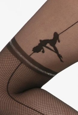 RAJSTOPY RITA WZ.02 20 DEN 4 nero-silver