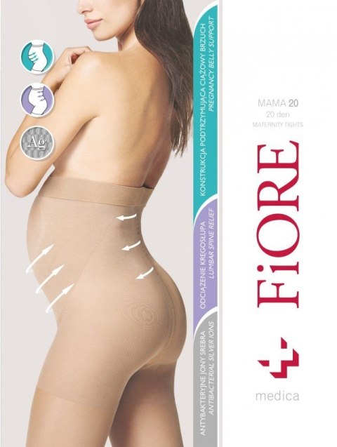 RAJSTOPY MAMA 20 DEN 3 light natural RAJSTOPY MAMA 20 DEN 3 light natural