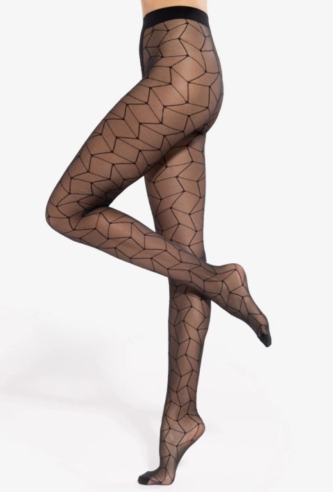 RAJSTOPY MOSAICA WZ.05 20 DEN 4 nero