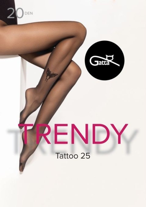 RAJSTOPY TATTOO WZ.25 20 DEN 2 nero RAJSTOPY TATTOO WZ.25 20 DEN 2 nero