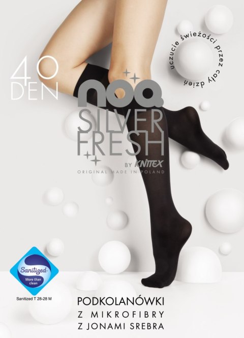 PODKOLANÓWKI SILVER FRESH 40 DEN uni nero PODKOLANÓWKI SILVER FRESH 40 DEN uni nero