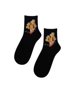 SKARPETKI COTTOLINE WOMAN 36-38 black.g95/wz.252