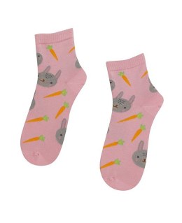 SKARPETKI COTTOLINE WOMAN 39-41 pink.c22/wz.258